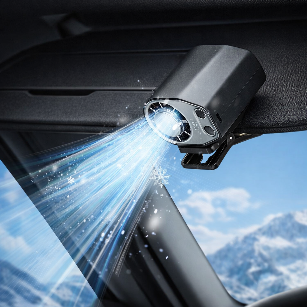 VORELLE™ Arctic Clip Pro — Portable 360° Cooling Fan